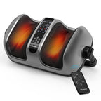 ALLYOUGER Foot Massager with Heat - Shiatsu Deep Kneading Machine for Plantar Fasciitis, Neuropathy & Circulation - 5 Intensitie