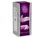 Poise Ultra Thin Pads with Wings Active Collection (Maximum - 12 Pads)