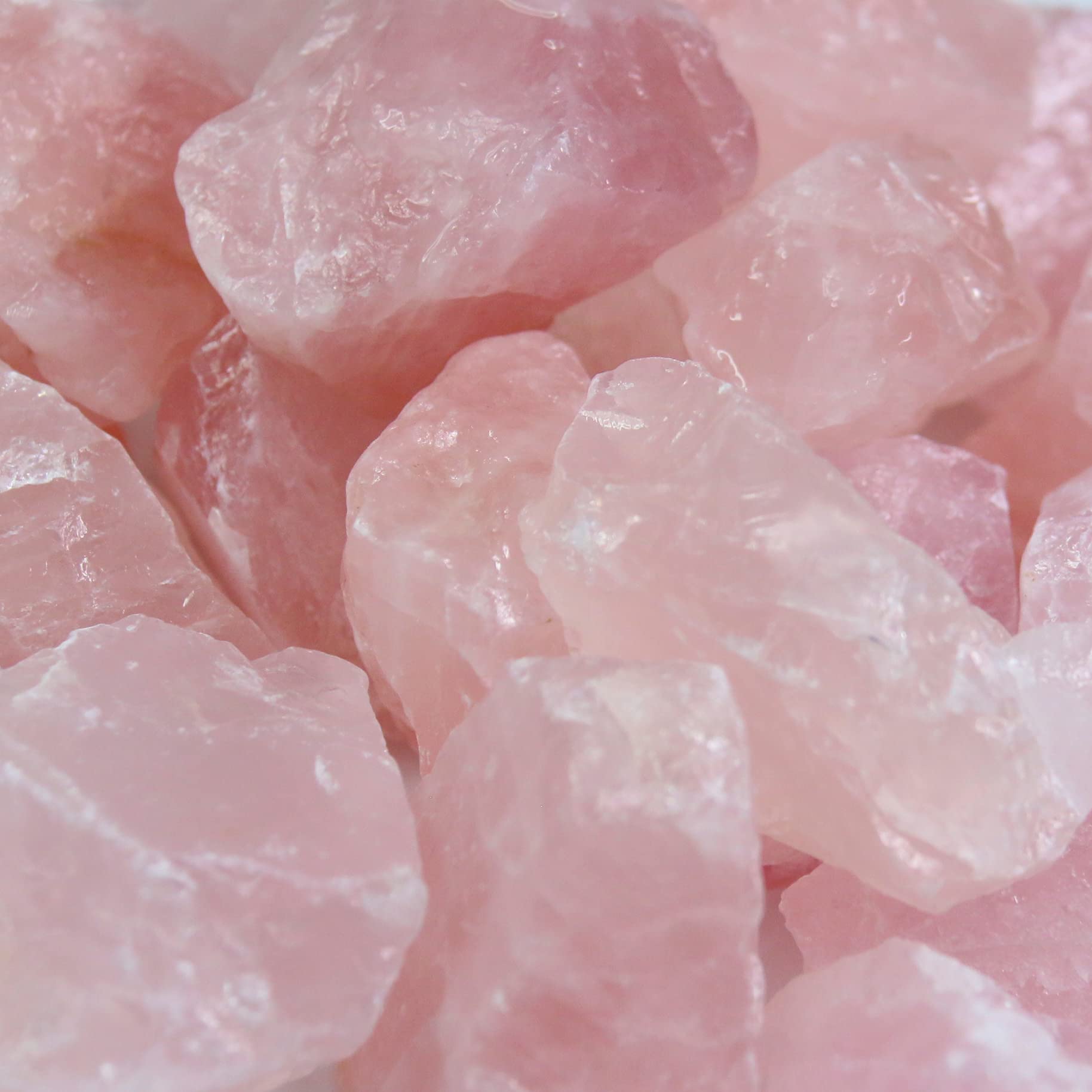 Nvzi Rose Quartz Crystals, Raw Crystals Bulk, Gem Stones Rocks Crystals, Tumbled Stones and Crystals Bulk, Rock Collection, Chak