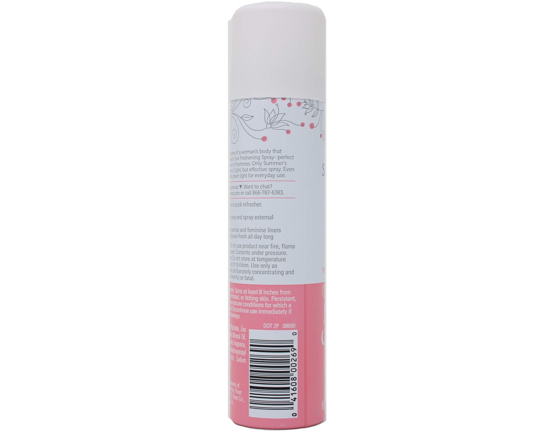 Summers Eve Freshening Spray 2 Ounce Sheer Floral (59ml) (3 Pack)