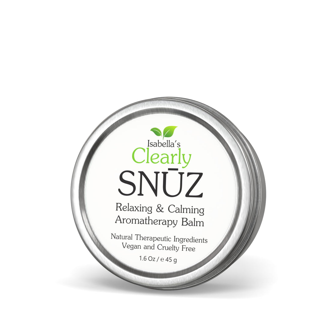 SNUZ Natural Sleep Aid Aromatherapy Balm | Essential Oil Blend with Chamomile, Copaiba, Lavender for Improved Sleep Quality and 
