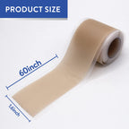 Aroamas Scar Silicone Scar Sheets Silicone Scar Tape 1.6x60 for Softening and Flattening Scars, C-Section, Keloid Surgery, Painl