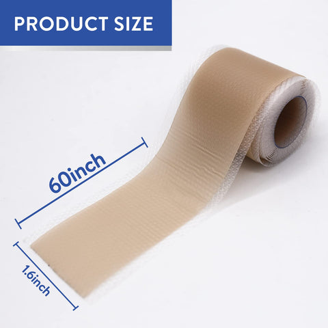 Aroamas Scar Silicone Scar Sheets Silicone Scar Tape 1.6x60 for Softening and Flattening Scars, C-Section, Keloid Surgery, Painl