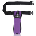 WEARWAN Massage Oil Holster, Adjustable and Durable Massage Holster, Bag only, Bottle not Included (1B-Purple)