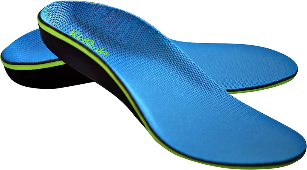 KidSole Stealth Fighter: High Arch Support Insole. Slim Profile, Strong Arch, Soft Memory Foam Top & Lightweight Design. Inward/