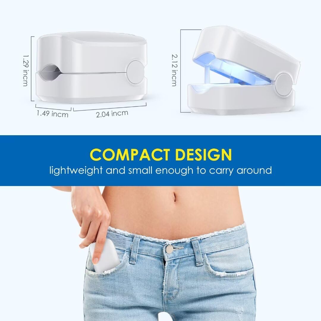 Nail Fungus Cleaning Light Device, FSA or HSA eligible Nail Fungus for Damaged Discolored Thick Toenails & Fingernails, Effectiv