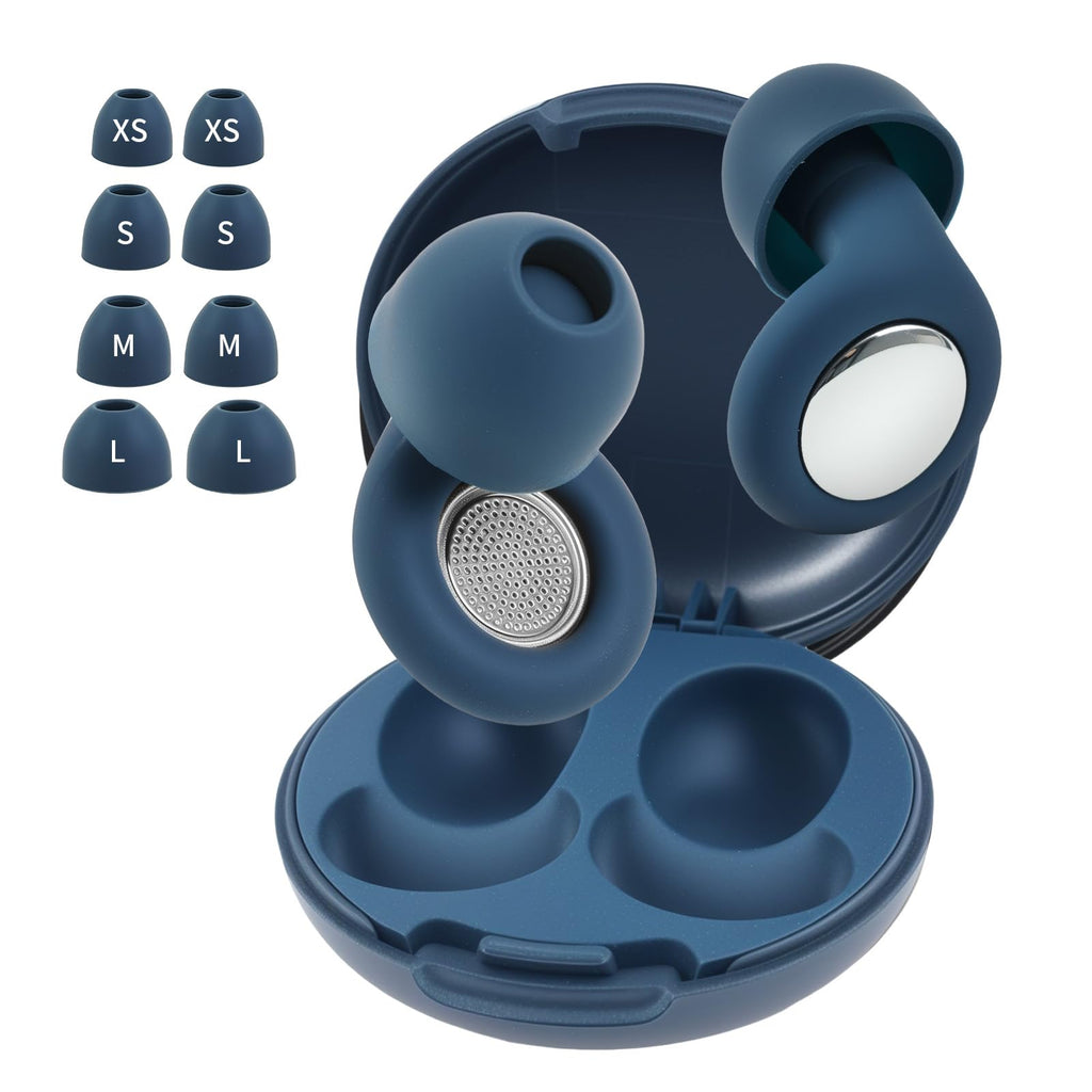 Ear Plugs for Sleeping Noise Reduction, Reuseable Earplugs for Sleep Noise Reducing, Silicone Earplugs for Concerts, Ultra Soft 