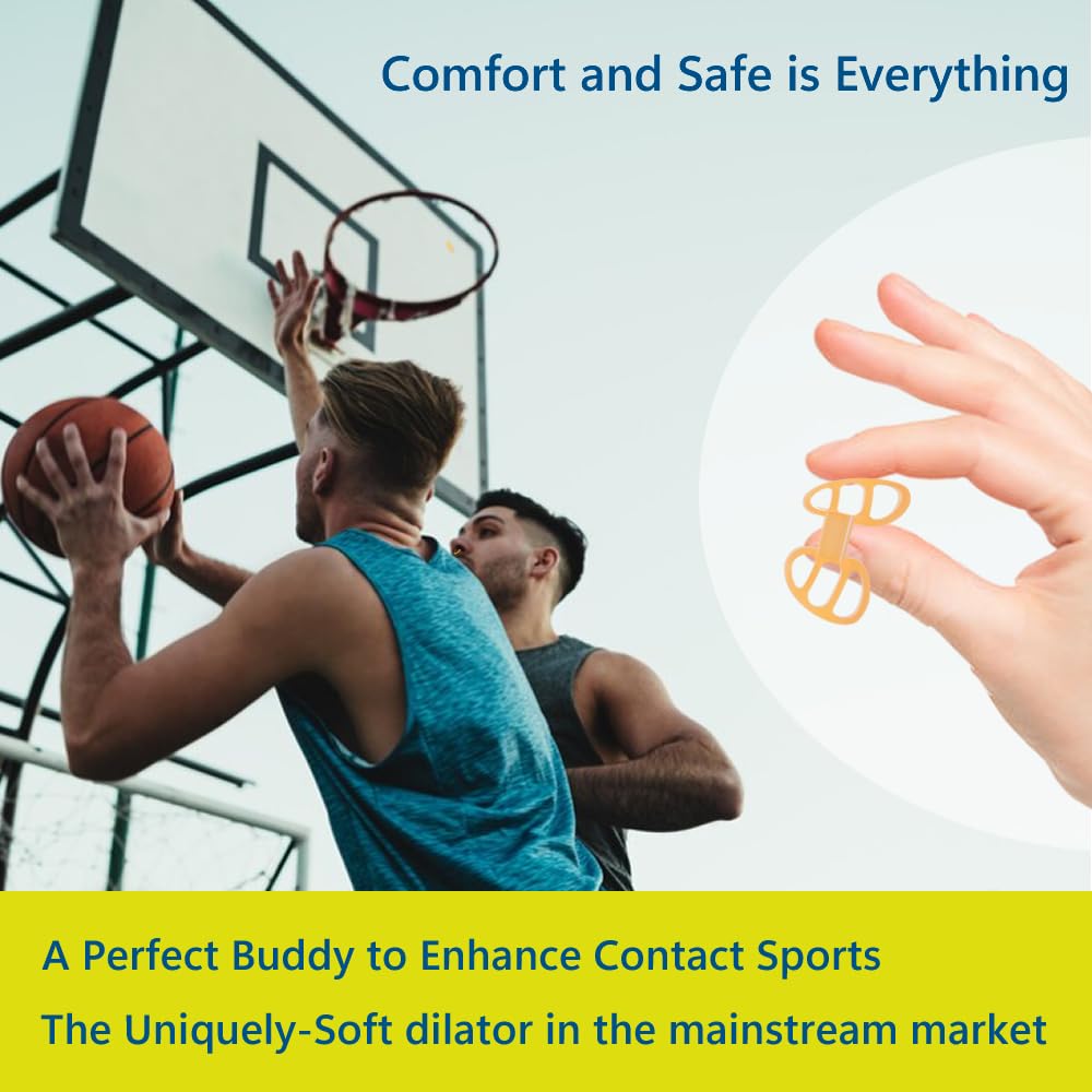 WoodyKnows Enhancer Nasal Dilator, Model 2024 Standard, Improves Sports Airflow, Nasal Congestion aid (M 4Pack)