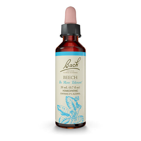 Bach Original Flower Remedies, Beech for Tolerance, Natural Homeopathic Flower Essence, Holistic Wellness and Stress Relief, Veg
