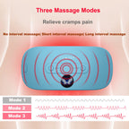 Portable Cordless Fast Heating Pad, Electric Waist Belt Device with 3 Heat Levels and 3 Massage Modes, Back or Belly Heating Pad