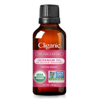 Cliganic Organic Geranium Essential Oil, 100% Pure Natural for Aromatherapy | Non-GMO Verified