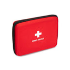 Jipemtra First Aid Hard Case Empty, First Aid Hard Case First Aid EVA Hard Red Medical Bag for Home Health First Emergency Respo