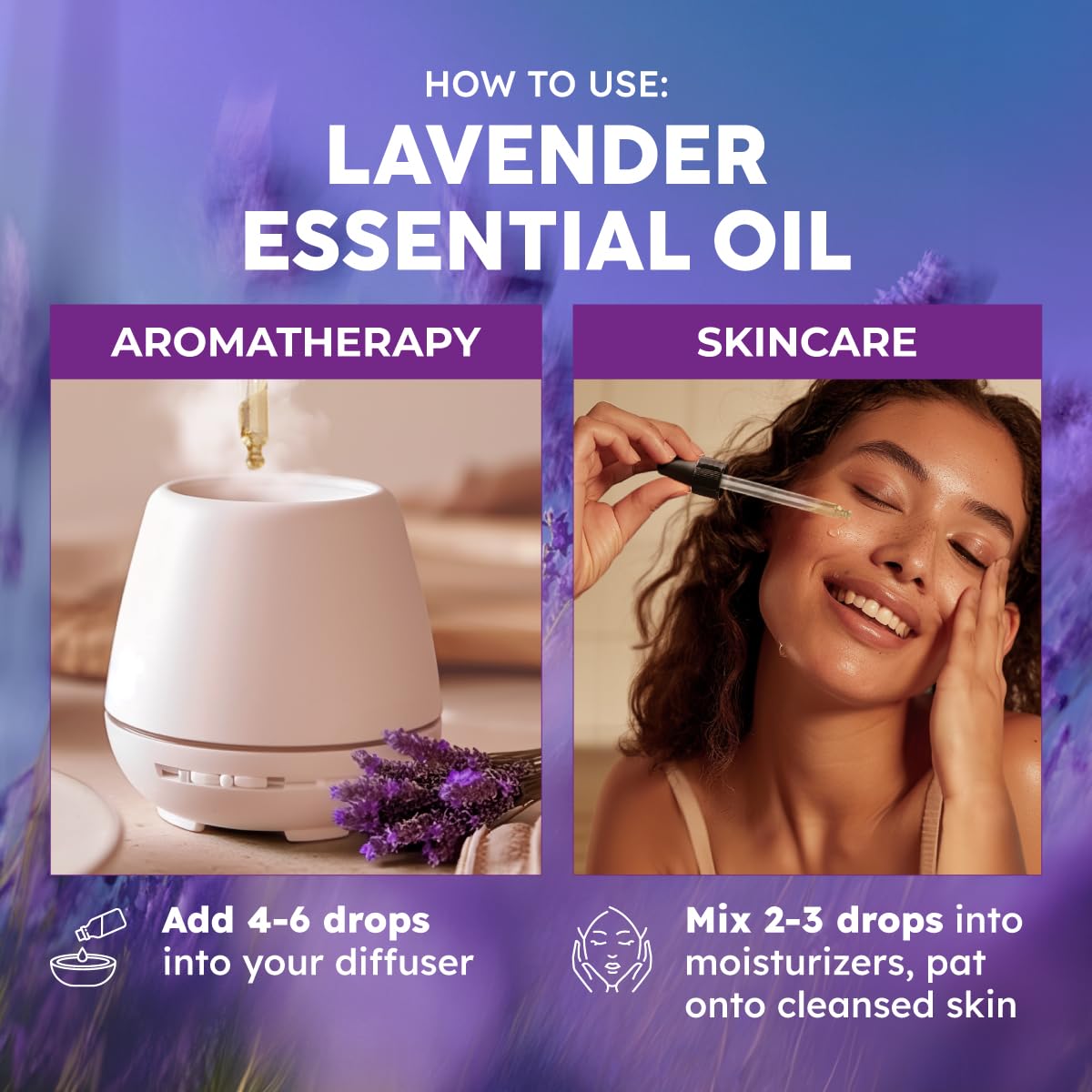 KUKKA essential oils 100% Pure & Natural Lavender Essential Oil for Diffuser, Body, Aromatherapy & Soap Making Scent (4 Fl Oz/11