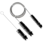 Brush Diameter 15mm 19mm -CPAP Tube Cleaning Brush-Suitable for Most CPAP Hose Type (Black)