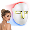Kelyoo LED Facial Mask, AnceTreatment Light Therapy with Red Blue LED and Infrared Light, AntiAging, Blemish Repair Treatment, 