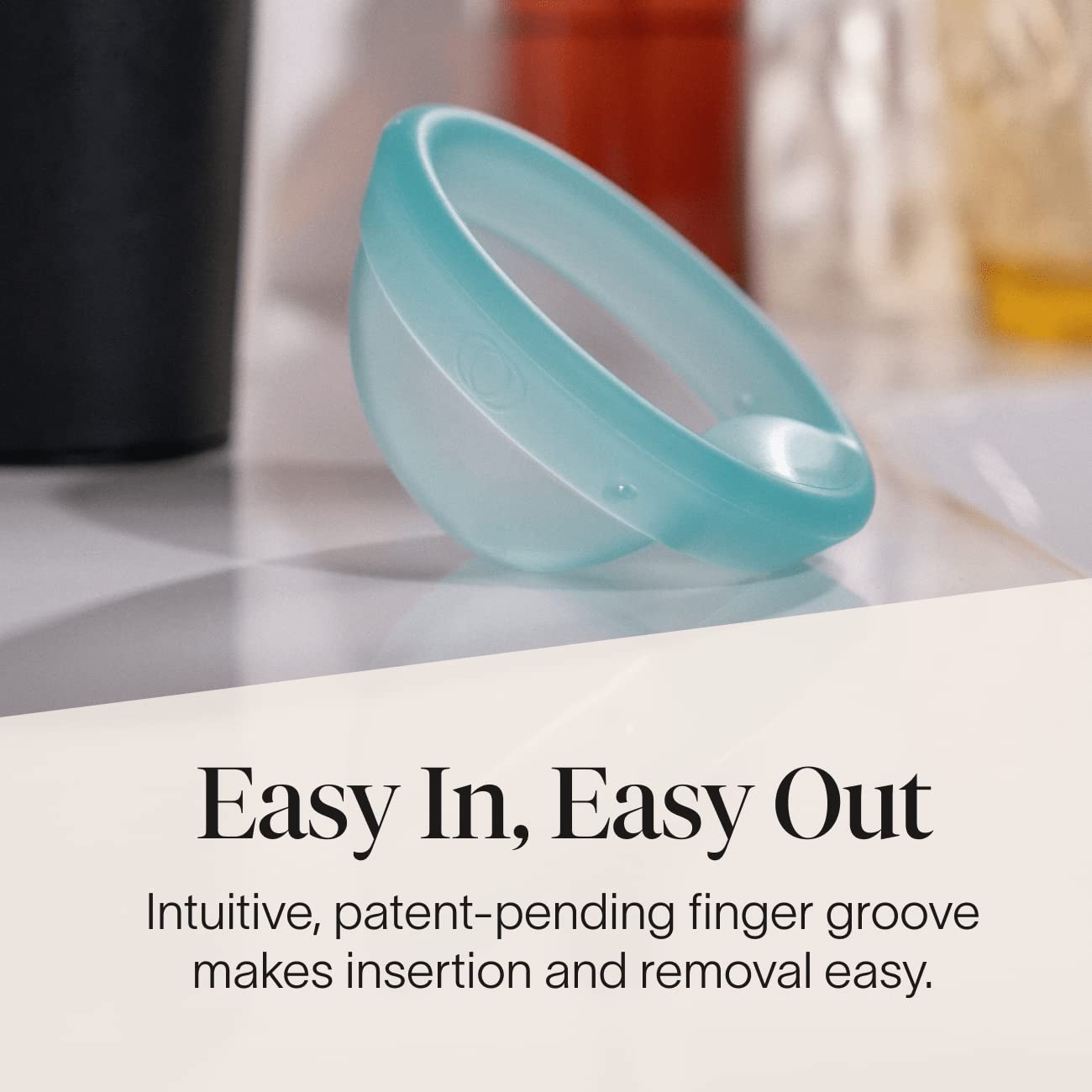 Cora Soft Fit Disc | Reusable Period Disc | Soft Menstrual Disc | Up to 12-Hours | Sustainable Alternative to Tampons/Pads | for