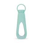 HOST Revive Water Bottle with Ergonomic Cut Out Soft Silicone Sleeve and Carrying Handle, Dishwasher Safe 16 Oz Mint Set of 1