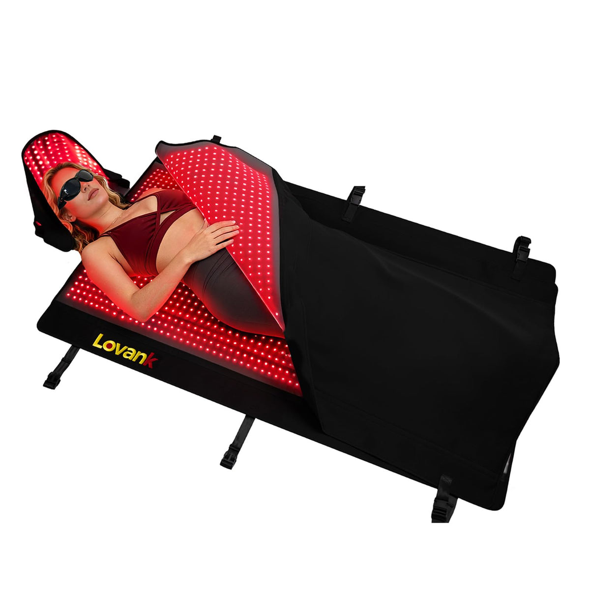 Red Light Therapy Mat Full Body 83 x 33, 2710 LEDs, 660&850nm
