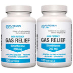P Puregen Labs High Potency Gas Relief Softgels with Simethicone 250 mg Relieve Pressure, Bloating and Painful Discomfort Compar