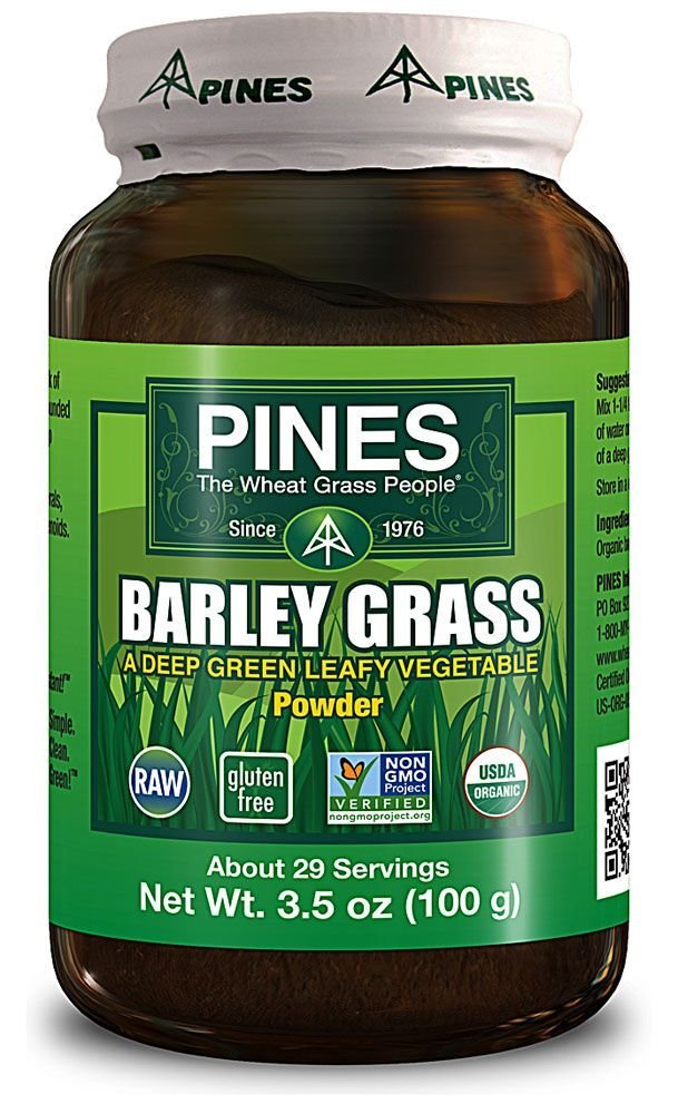 Pines Wheat Grass Powder, 3.5 Ounce - 3 per case.3