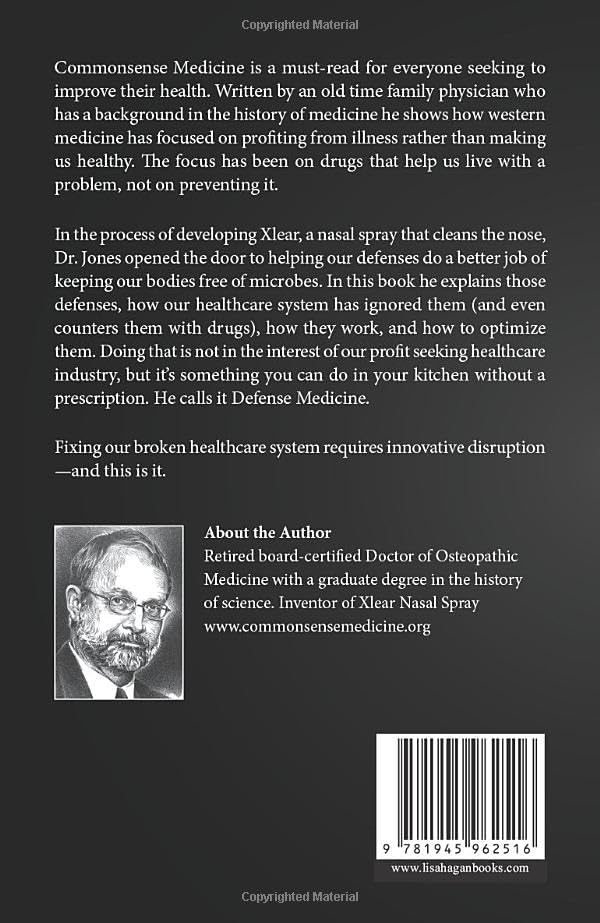Xlear Nasal Spray and Commonsense Medicine Book: Healing from The Inside Out and Stopping The Next Pandemic Bundle, Natural Sali
