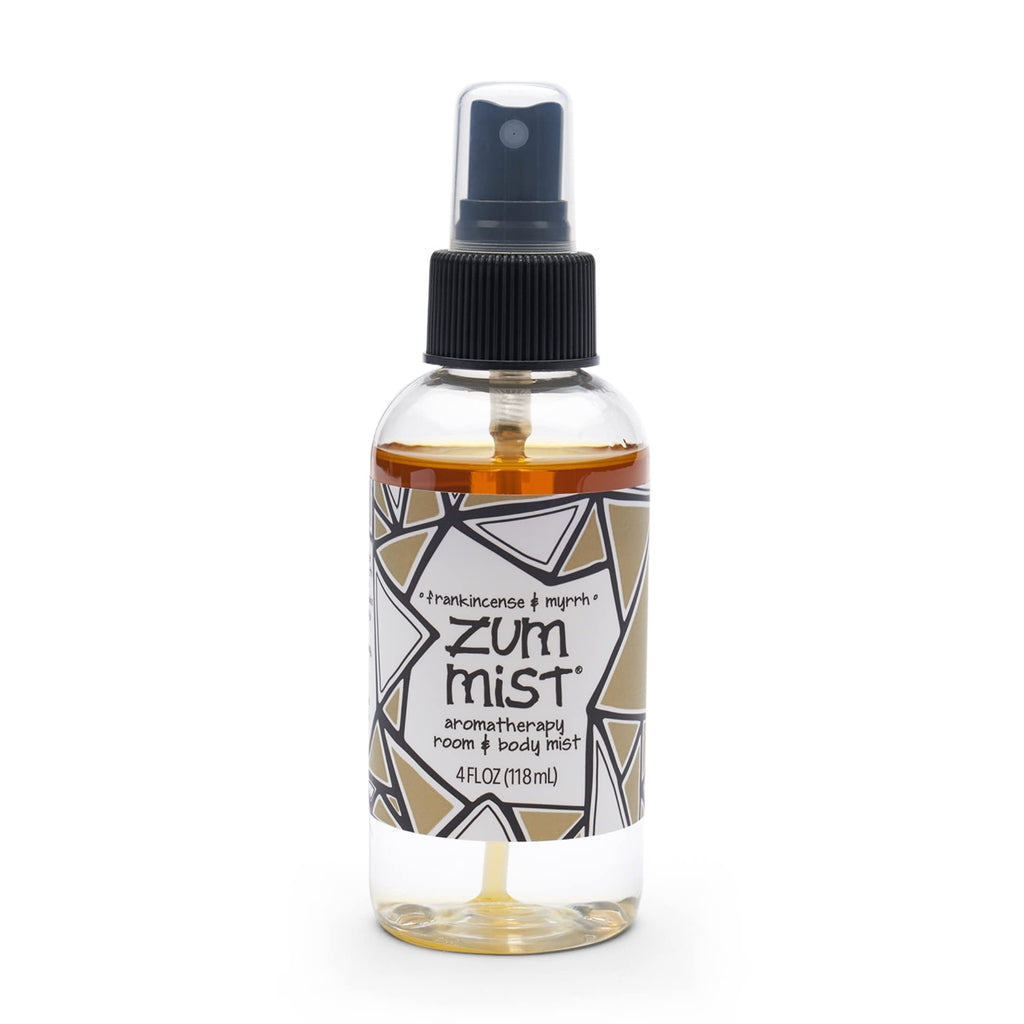 Zum Indigo Wild Mist Room & Body Spray - Aromatherapy Essential Oil Spray, Natural Body Mist & Room Spray - Frankincense & Myrrh