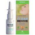 Clear Revive Nasal Spray, Allergy Relief, Fast Relief of Nasal and Sinus Irritation, Dryness and Mucus Removal, Non Drowsy and Z
