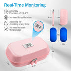 CASAZEN 24h Insulin Cooler - TSA Approved Refrigerated Medicine Case with Temperature Display, Diabetes Travel Case with Wrist S