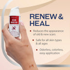 Ebanel Advanced Silicone Scar Gel with Onion Extract, Allantoin, Emu Oil, Vitamin E, Medical-Grade Scar Cream for Old & New Scar