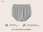 EEOST Adult Diaper Cover for Incontinence Noiseless Leak-Protection Underwear Waterproof Plastic Pants Rubber Pants Lightweight(
