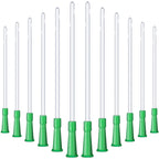 Nuanchu 120 Pieces PVC Replacement Tubings Supplies Tubes Kit Clear Replacements Hose with Flexible Rounded End for Smooth Inser