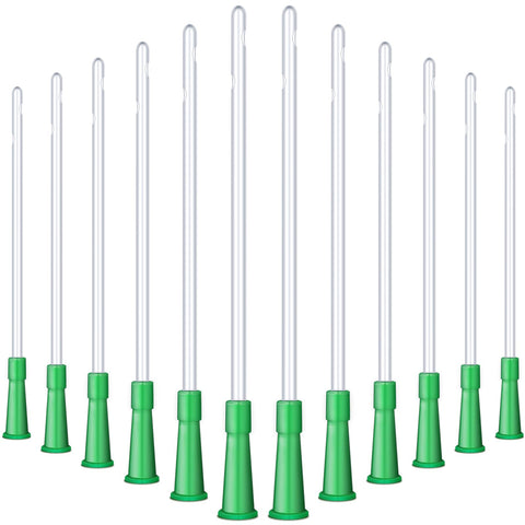 Nuanchu 150 Pieces PVC Replacement Tubings Supplies Tubes Kit Clear Replacements Hose with Flexible Rounded End for Smooth Inser