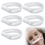Elastic Nose Bandage 5 Pcs Nasal Bandage Dressing Holder High Absorption Nasal Surgery Bandages Recovery Supplies, White