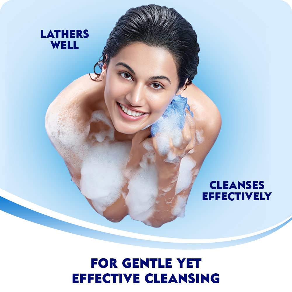Nivea Bath Shower Water Lily Oil, 250 ML, Moisturizing Skin Cleanser with Oil Pearls and Water Lily Fragrance