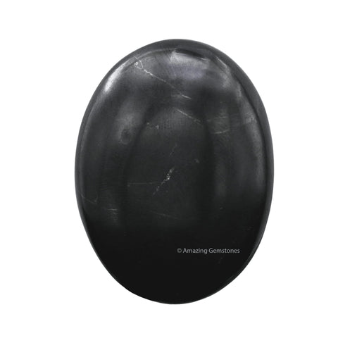 Shungite Crystals and Healing Stones - Large Palm Stone Crystals Piedra - Crystal for Good Luck, Balanced Positive Energy, Medit