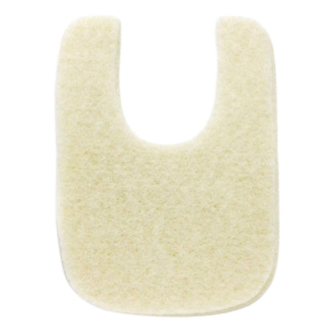 Wide U Shaped Felt Callus Horseshoe Pads - Adhesive Foot Pads That Protect Calluses from Rubbing On Shoes - 1/4'' - 25 Pack