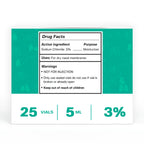 BASE LABORATORIES 3% Saline Solution for Nebulizer Machine | Saline Solution for Inhalation & Nasal Irrigation | High 3% Concent