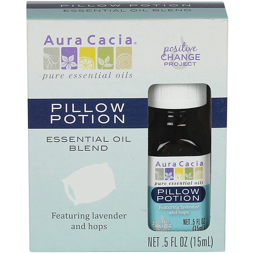 Aura Cacia Essential Oil, Blend Pillow Potion, 0.5 Fluid Ounce