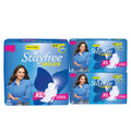 Stayfree Secure Xl | Combo Packs 76 Pads | Cottony Soft Sanitary Pads For Women | With Leak Lock Technology | Odour Control | Ab