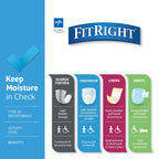 FitRight Ultra Adult Incontinence Underwear, Heavy Absorbency, X-Large, 56 - 68, 4 Packs of 20 (80 Total)