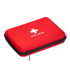Jipemtra First Aid Hard Case Empty, First Aid Hard Case First Aid EVA Hard Red Medical Bag for Home Health First Emergency Respo