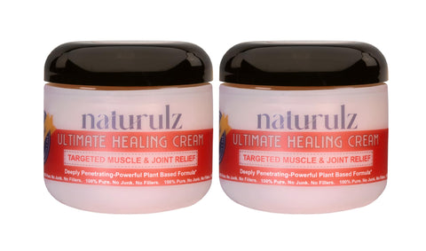 Naturulz Ultimate Healing Cream 4oz Bundle & Save - Plant-Based Topical for Daily Relief of Soreness, Stiffness & Discomfort in 