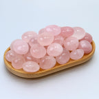 Tumbled Polished Natural Rose Quartz Stones, Crystals and Healing Stones Quartz Bulk for Wicca, Reiki, Healing Energy, Chakra St