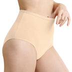 IRISMORII Leak Proof Incontinence Underwear for Women Washable Absorbent Bladder Control Postpartum Briefs 1Pack (Beige M)