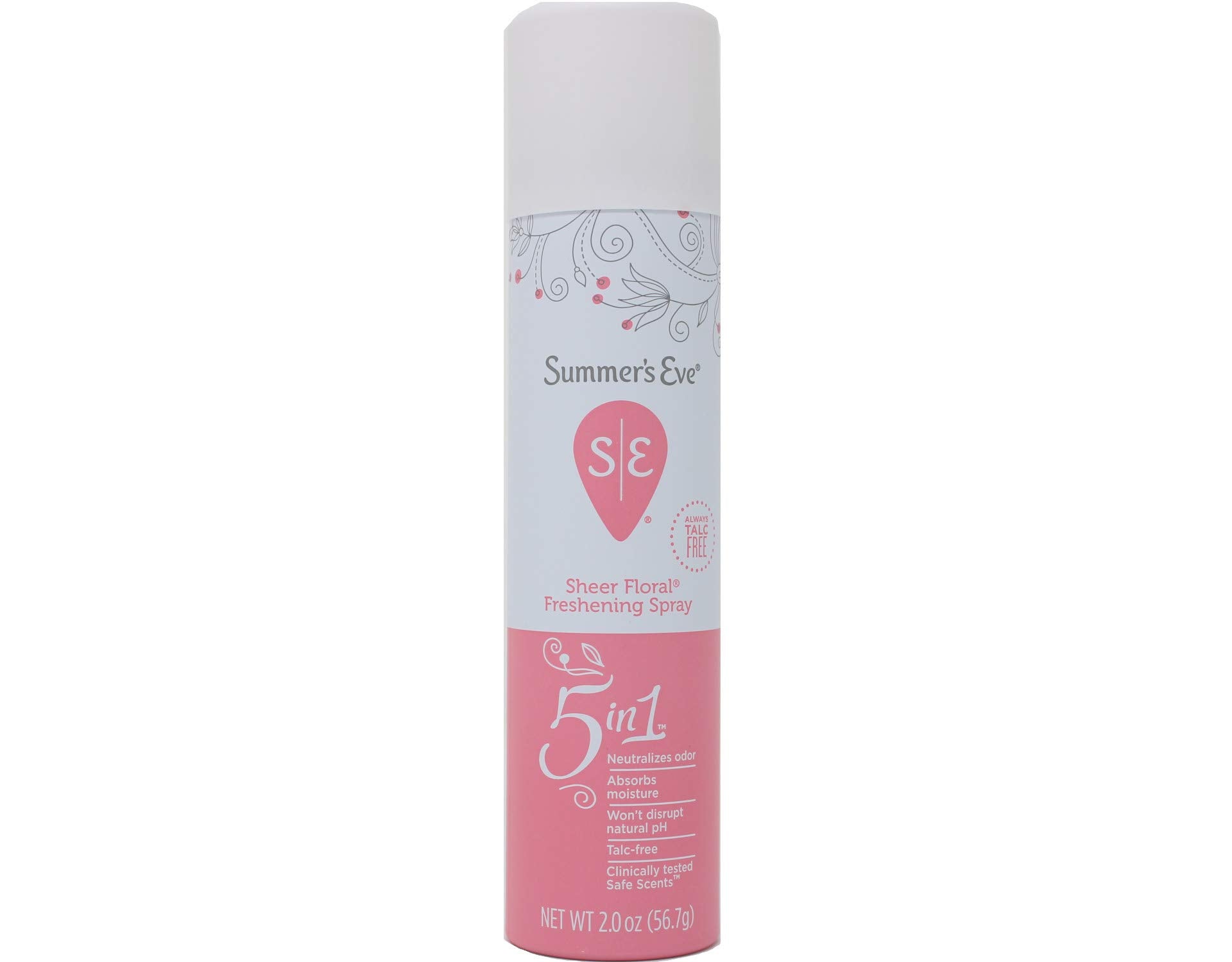 Summers Eve Freshening Spray 2 Ounce Sheer Floral (59ml) (2 Pack)