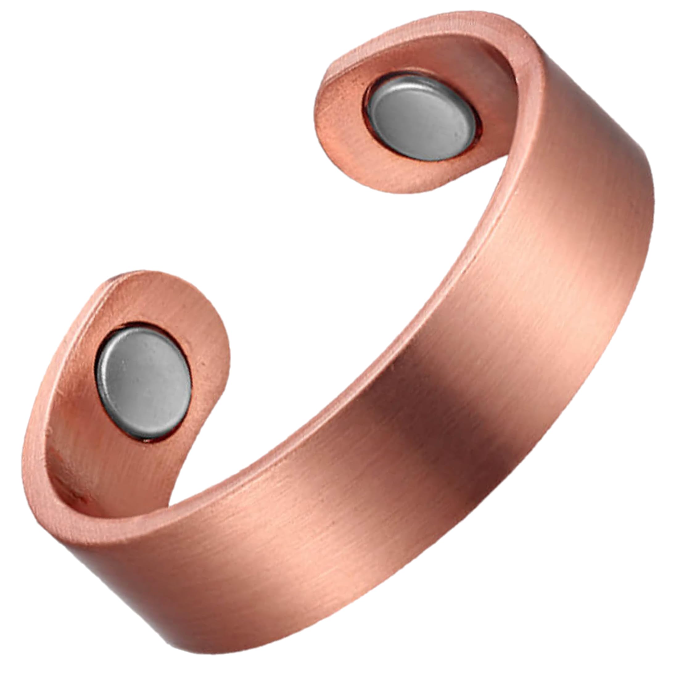 Earth Therapy - Elegant Women or Mens Ring Band in Solid Copper | Magnetic Therapy Ring by Earth Therapy (1)