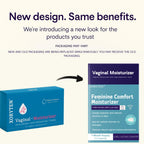 XORYTEN Vaginal Moisturizer for Revarey- 5mg Hyaluronic Acid - Vaginal Dryness, Hormone-Free Soothing Inserts, 12 Suppositories