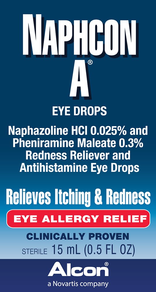 NAPHCON A Eye Drops, 15 ml (Pack of 3)