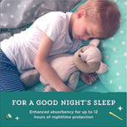Amazon Brand - Mama Bear Boys Nighttime Underwear for Bedwetting, Overnight Protection, Hypoallergenic, Size S/M (38-65 lbs), 4
