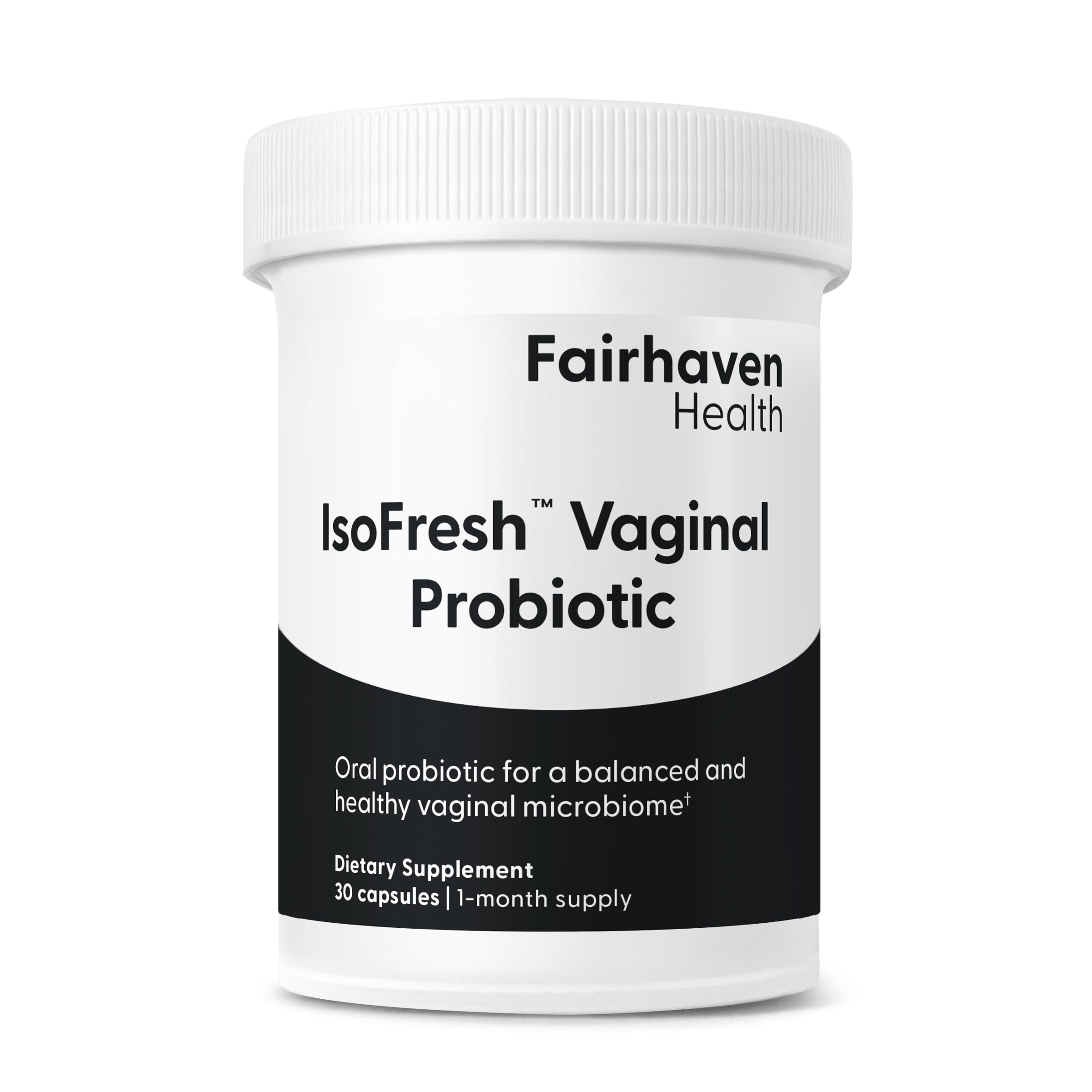 Fairhaven Health IsoFresh Vaginal Probiotics for Women | Supports Healthy pH Balance and Vaginal Odor* | One Per Day | Lactobaci